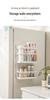 Pegboard Wall-Mount Kitchen Storage Rack for Seasonings - Hole-Free Combinable Shelf