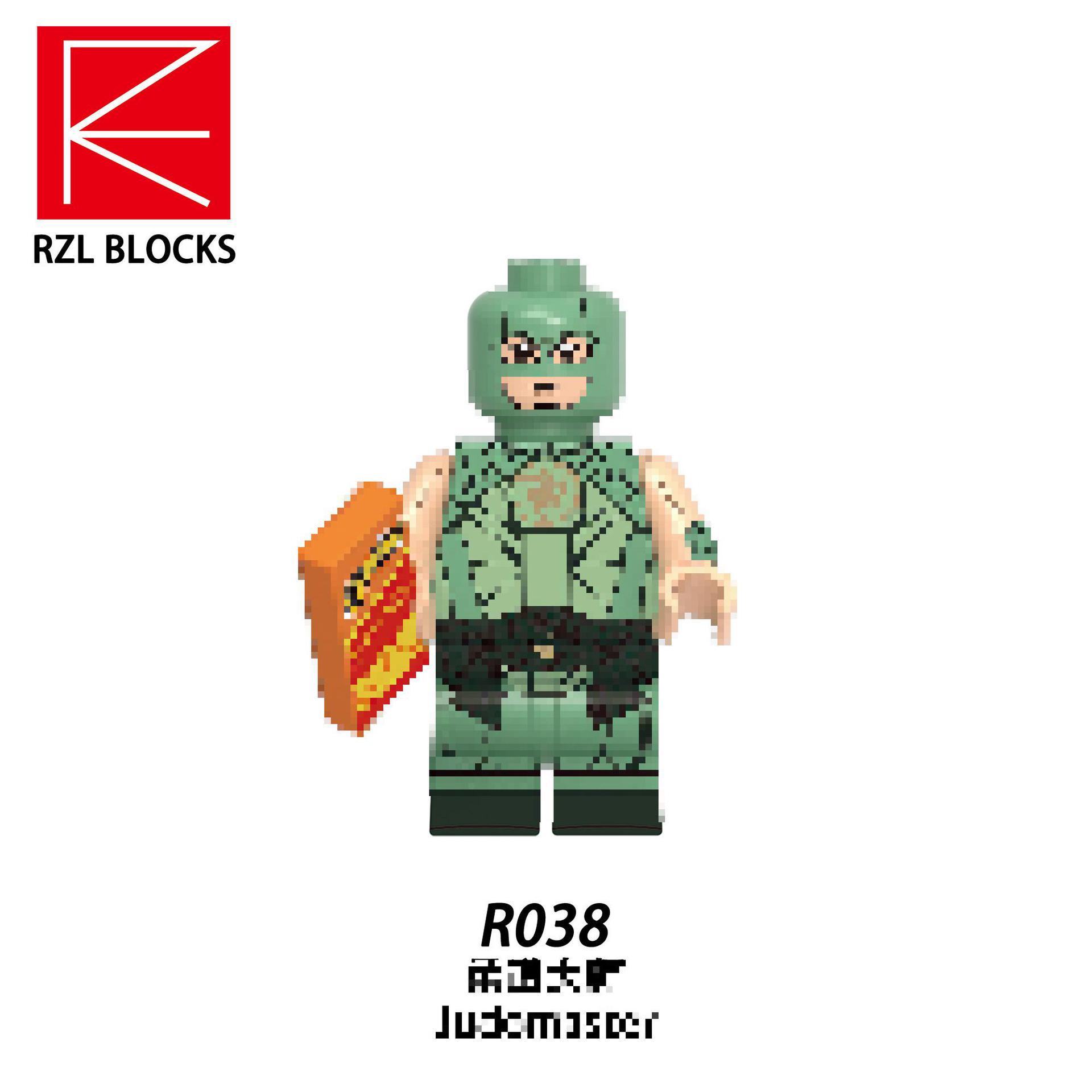 RZL007-008 Peace People Figure Building Blocks Set