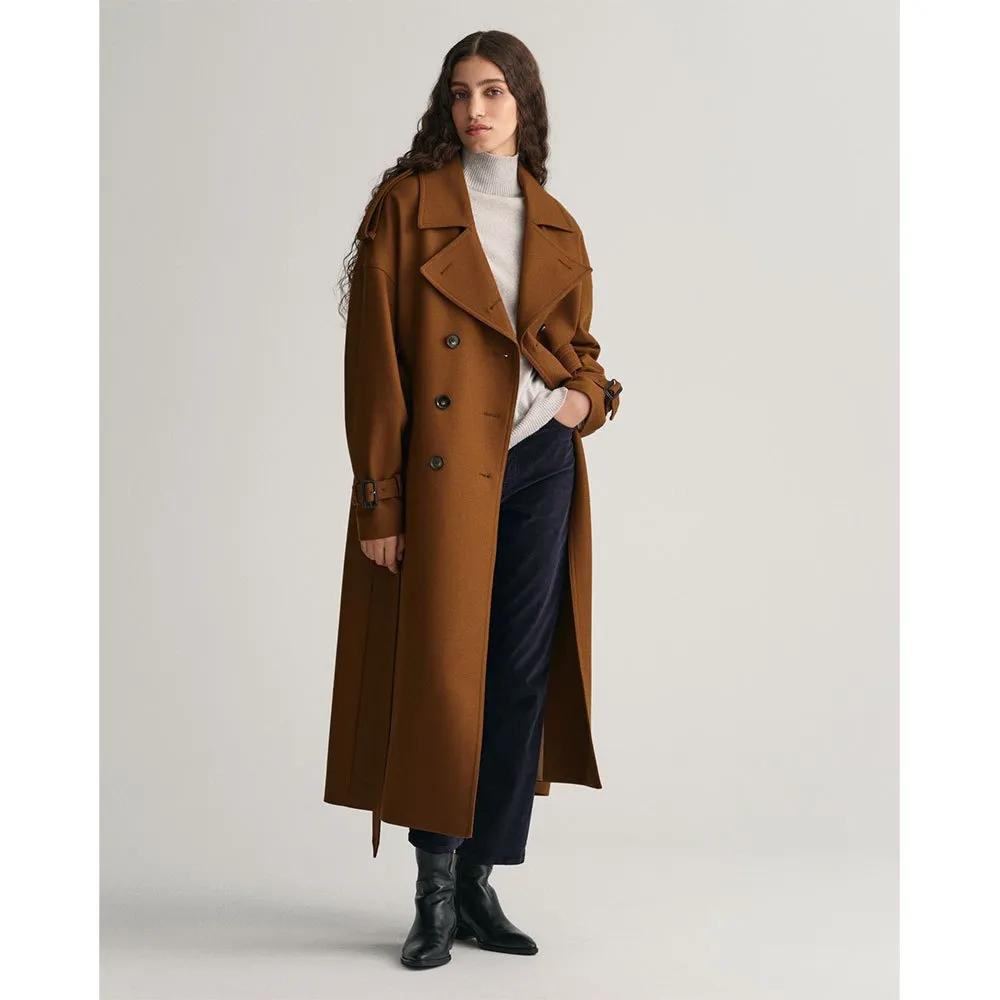 Gant Superfeiner Lammwollpullover mit Stehkragen