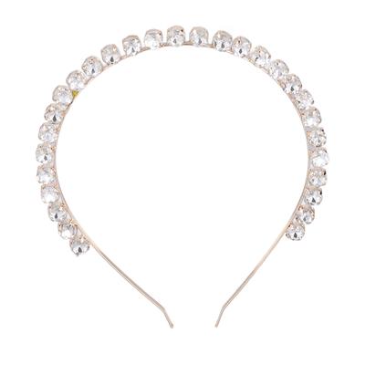 Rhinestone Headband Elastic Adjustable Exquisite Elegant Crystal Hairband for Wedding Dance Parties Photography