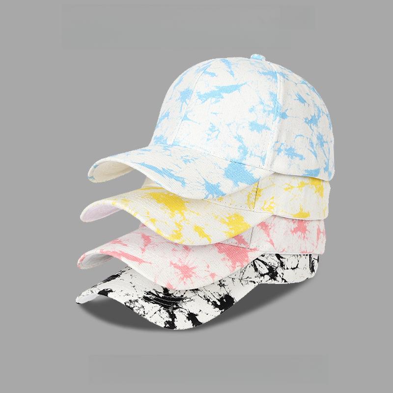 Women's Street Fashion Graffiti Baseball Cap Men's Wide-Brimmed Dad Hat Summer Sunshade Caps New