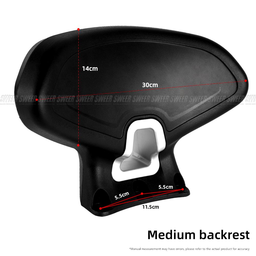 

Motorcycle Passenger Backrest Multi-size universal Travel Shockproof Rear Backrest Cushion For Yamaha xmax300 xmax125 tmax560 Medium Backrest