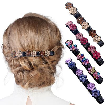 Small Fragrant Hair Clip Female Bangs Side Duck- Bill Clip Net Red Broken Hair Finishing Artifact Vintage Style Hair Accessories