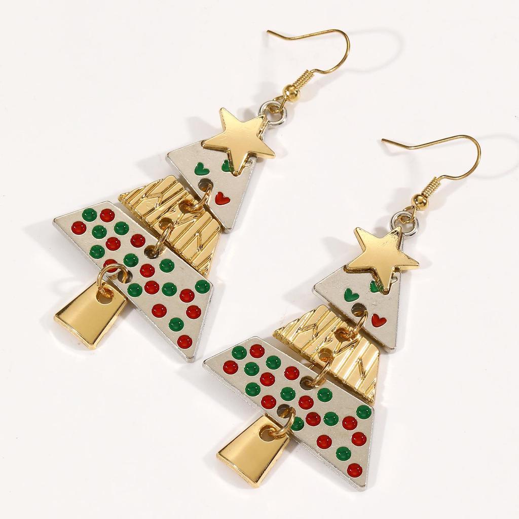 Charming Snowman Pearl Earrings: Elegant, Fashionable Beaded Tassel Studs for Women