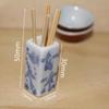1/12 Miniature Dollhouse Chinese Chopsticks Tube Tableware Set Kitchen Toy