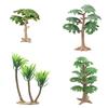 Simulation Trees Miniature Model Trees Green Scenery Landscape Model Trees for Dioramas, DIY Crafts, Dollhouse Decor