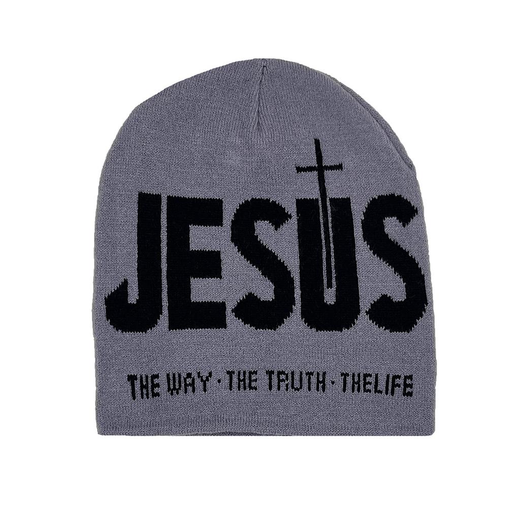 Letter Jacquard Cold-Weather Knit Hats For Men And Women, Women'S Autumn/Winter Warm Knit Hats