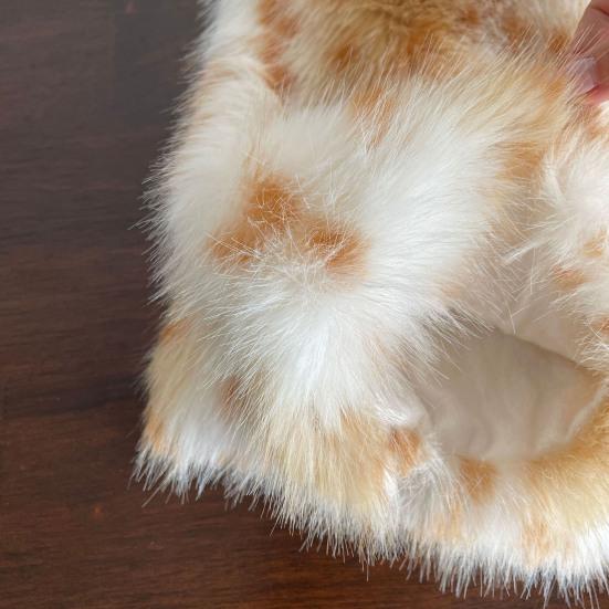 Leopard Print Leg Warmers Women Girls Faux Fur Fuzzy Leg Warmers Cozy Furry Boot Covers Shoes Cuff Cover for Parties Street Winter Daily Wear