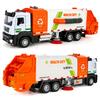 1:32 Elektrischer Saugkehrer Modellauto Müllwagen Spielzeug Ton Licht Pull-Back Straßenräumer Autos Modelle Türen Geöffnet Spielzeug