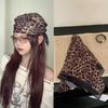 Women's Ethnic Style Leopard Print Scarf - Cotton Linen Silk Blend, Cashew Print, Autumn Accessory