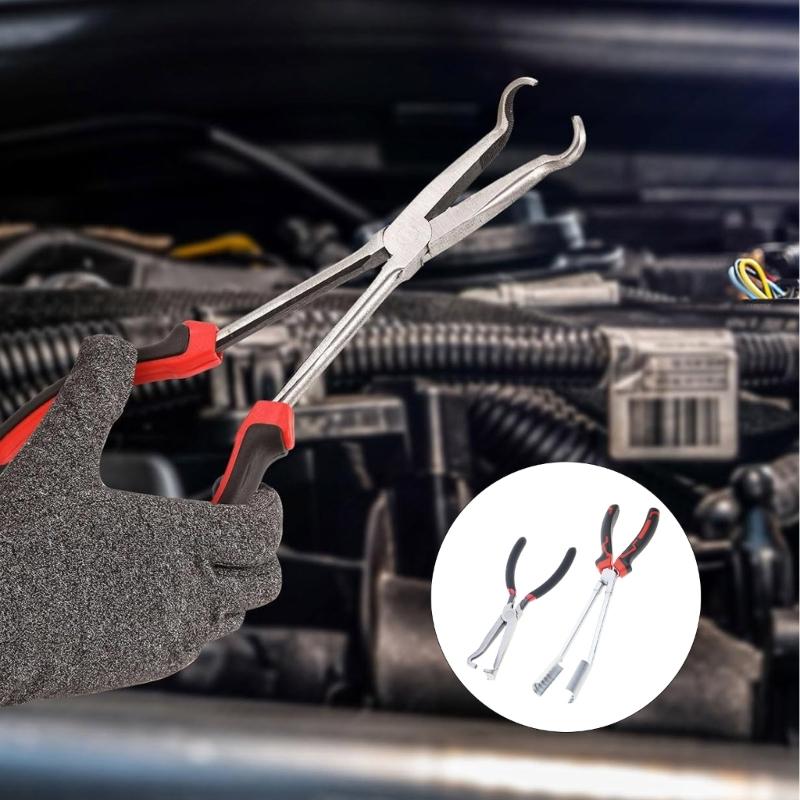 2Pcs Automotive Spark Plugs Tool Set Extended Reach Design Nonslip Handle For Precise Removal In Compact Engine Areas