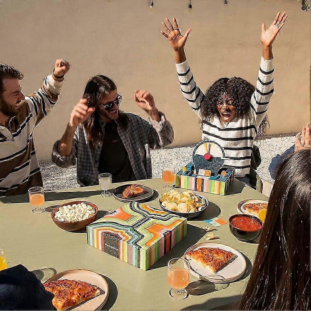 Wavelength Board Game - Wave Synchronization Challenge, Fast-Paced Family Party Game for 2-12 Players New Arrival S06