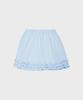 Alkialka Pintuck Frill Skirt (Blue)