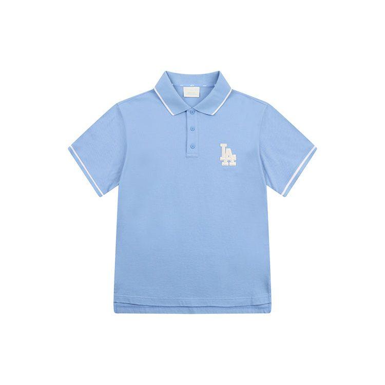 MLB Los Angeles Dodgers SS21 Polo Shirt Unisex Sky Blue 31TSQ2131-07S