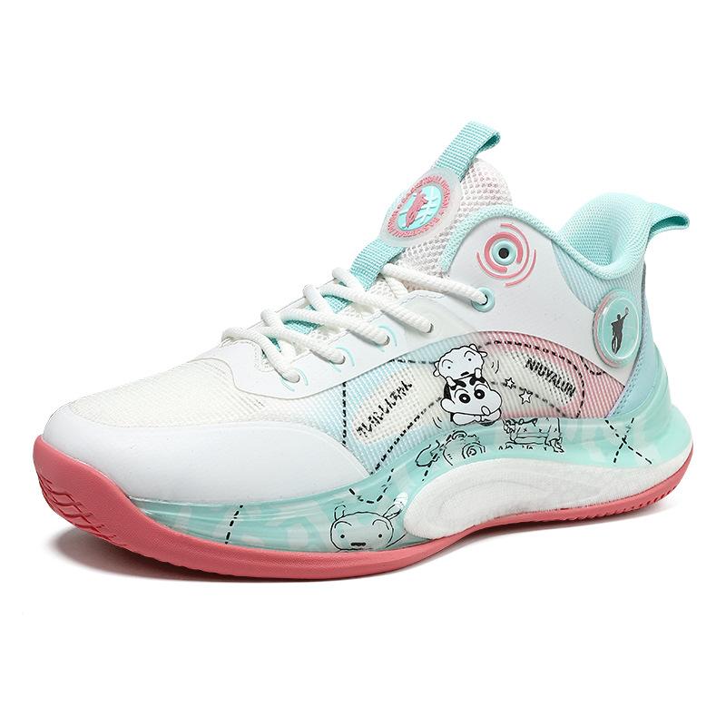 

2024 trendy high-quality basketball shoes men s light guard actual basketball shoes popcorn sole sports shoes 36