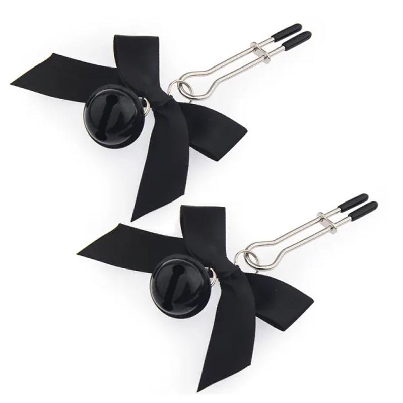 Damen Brustwarzen- und Schamlippenklemmen - SM-Glocken Erwachsenenspielzeug für Paare