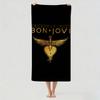 Asciugamano per Band Rock B-Bon J-Jovi Asciugamano da Bagno Applicabile per Nuoto Leggero Campeggio Yoga Spiaggia Esterno