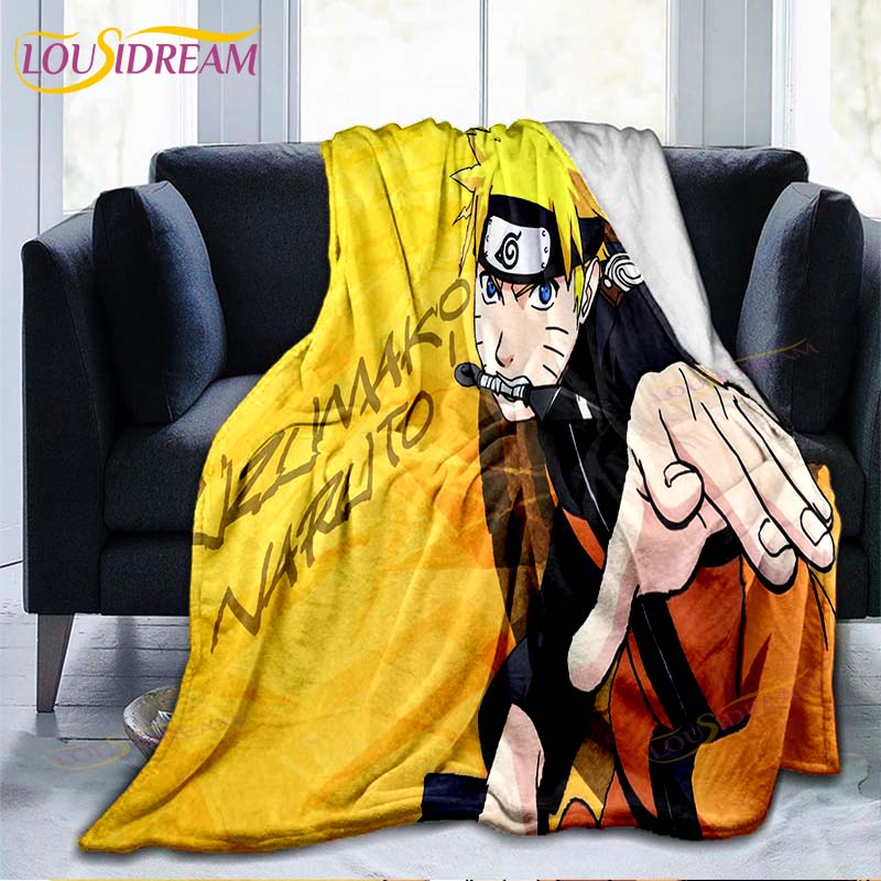 Anime Naruto Sasuke 3D Print Blanket Sofa Bed Blanket Super Soft Warm Blanket Cover Flannel Throw Blanket