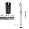 UNO Mtb Bike Shock Absorber 350mm Suspension Seatpost 27.2/28.6/30/30.4/30.8/30.9/31.6/33.9mm for Dropper Seatpost Bicycle Parts