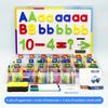 1 Set magnetisches englisches Buchstabenspielzeug, bunte Großbuchstaben und Kleinbuchstaben, Lernen von Zahlen für Vorschüler, Kleinkinder, Jungen und Mädchen, pädagogisches Alphabet-Spielzeug