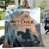 The Witcher Game Gamer Soft Plush Blanket,Flannel Blanket Throw Blanket for Living Room Bedroom Bed Sofa Picnic Cover Bettdecke