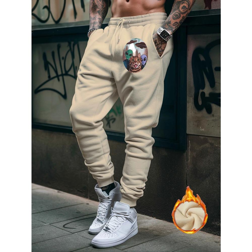 Mens Print Lounge Pants  Autumn Winter Fashion Streetwear Casual Comfort Fitness Sporty Sweatpants