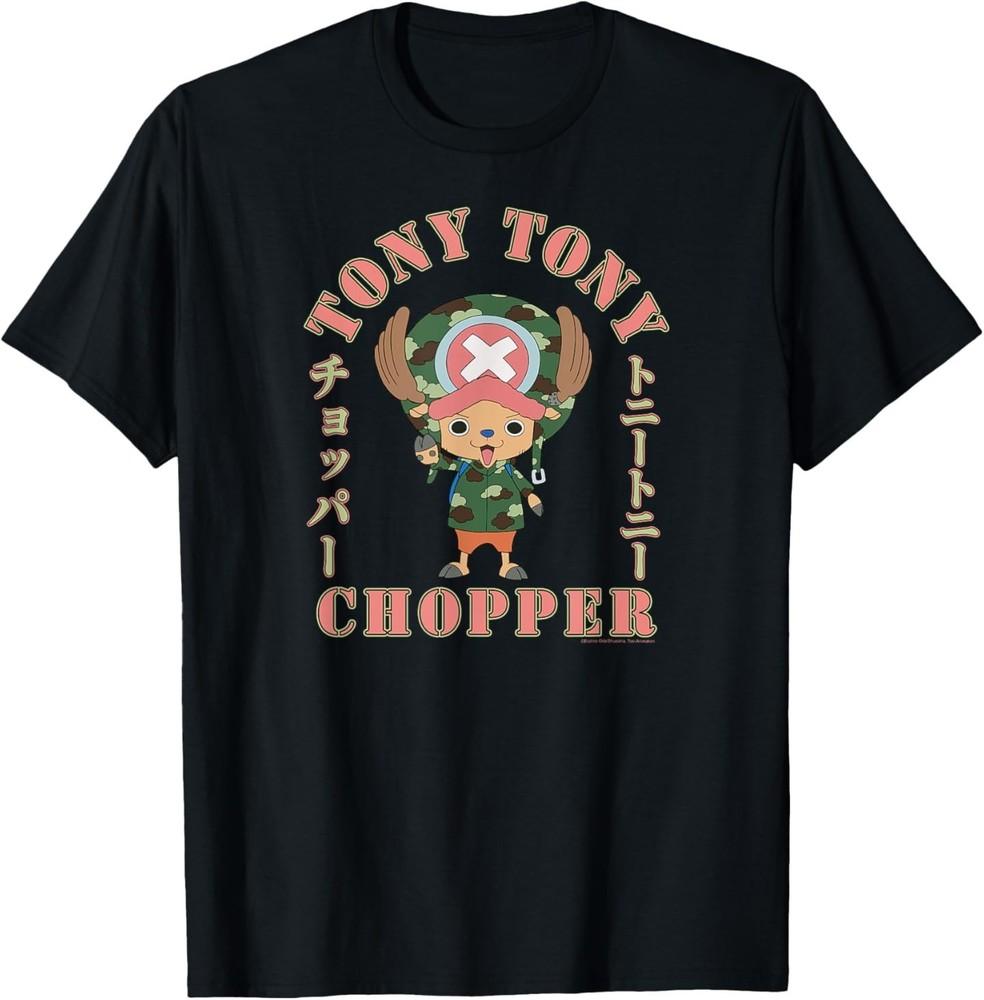 

Anime Tony Tony Chopper Camo Arched Kanji T-Shirt 4XL