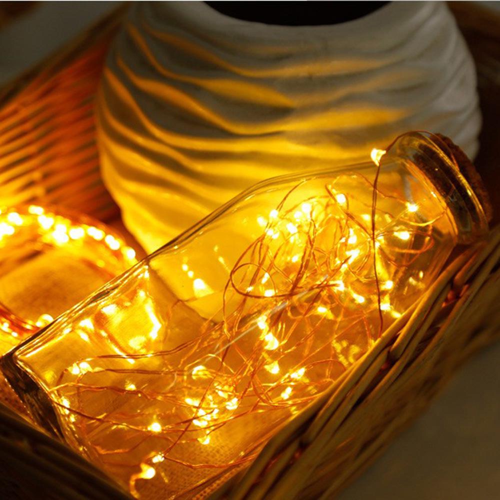50 LEDs Fairy String Lights 5M Length USB Copper Wire Lamp Christmas Lights 8 Lighting Modes with Remote Control for Christmas Halloween Wedding Part