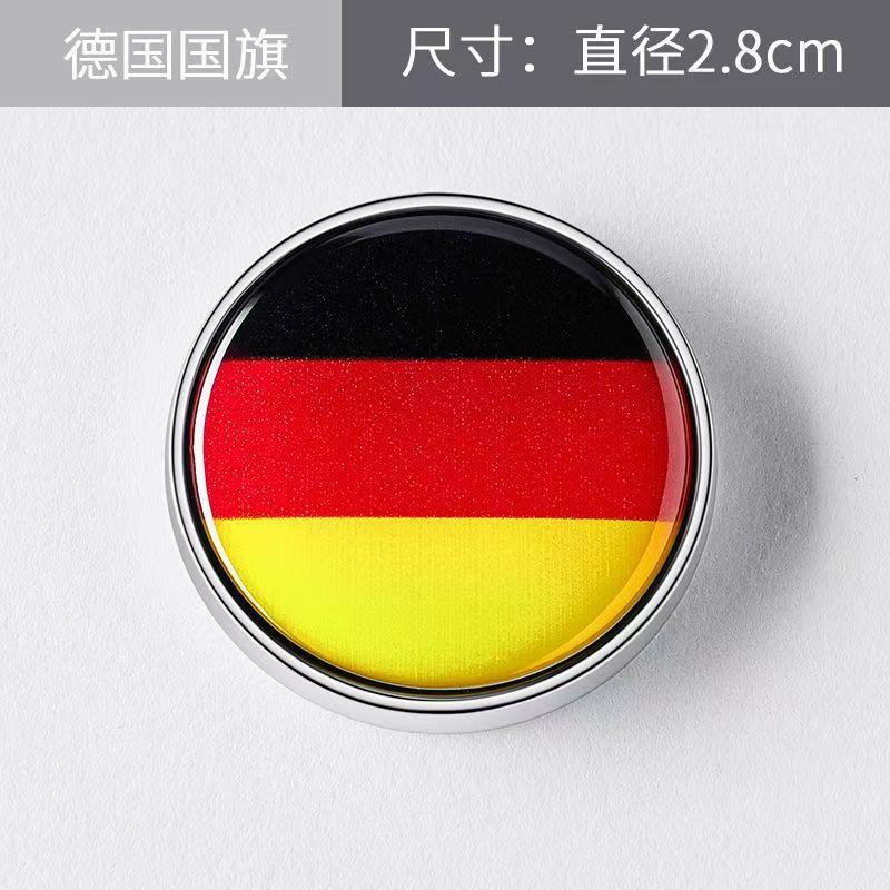 American Italian British Ukrainian Chinese EU Russian National Flags Car Button Scratch Blocking Body Sticker