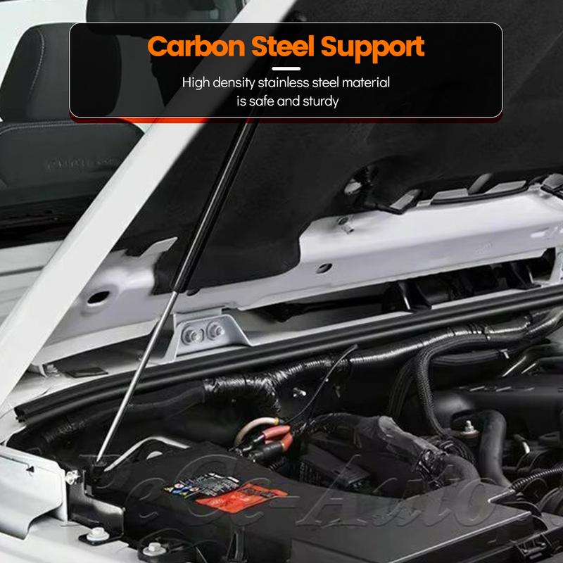Paire de vérins de capot avant pour Hummer H3 2006-2010 2 pièces Barres de support de levage Amortisseurs à ressort à gaz Tige de couvercle de moteur 25794896 PM3171