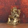 1Pcs Desktop Wealth Recruitment Decor Statue Gift Pure Brass Mini Gods Of Wealth Ornament For Home Office Living Room Accessory
