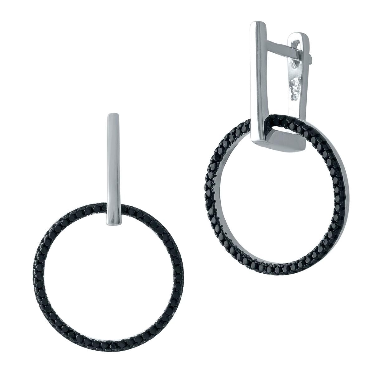 

Срібна каблучка з фіанітами (1976449) білий