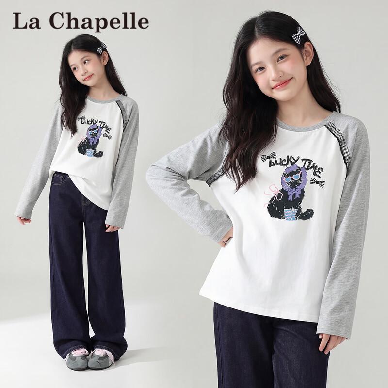 La Chapelle Kids  Long Sleeve Raglan T-Shirt 140