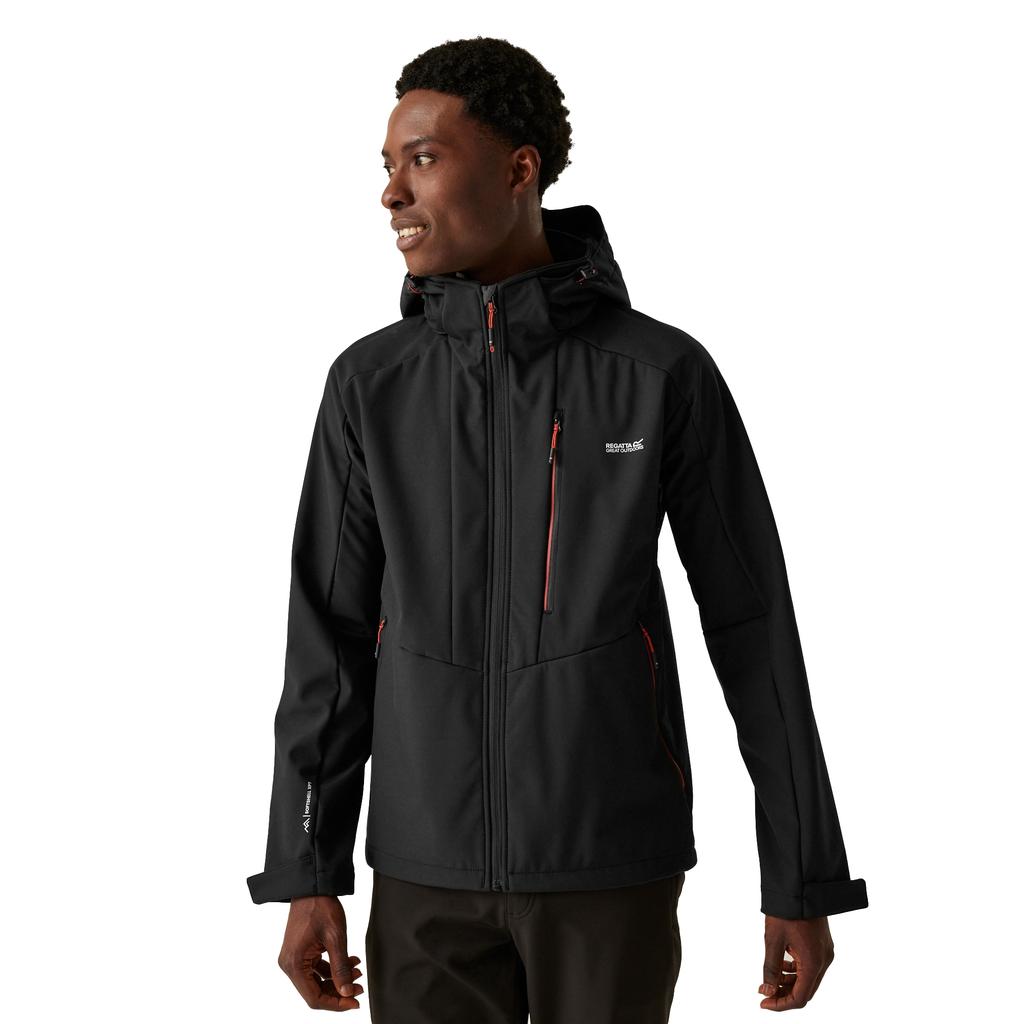Regatta Mens Hewitts X Colour Block Soft Shell Jacket