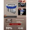 Anti-Odor Device for Bathroom Floor Drain, Universal Toilet Anti-Mosquito Drain Pipe Connector with Full Copper Core to Prevent Odor Return