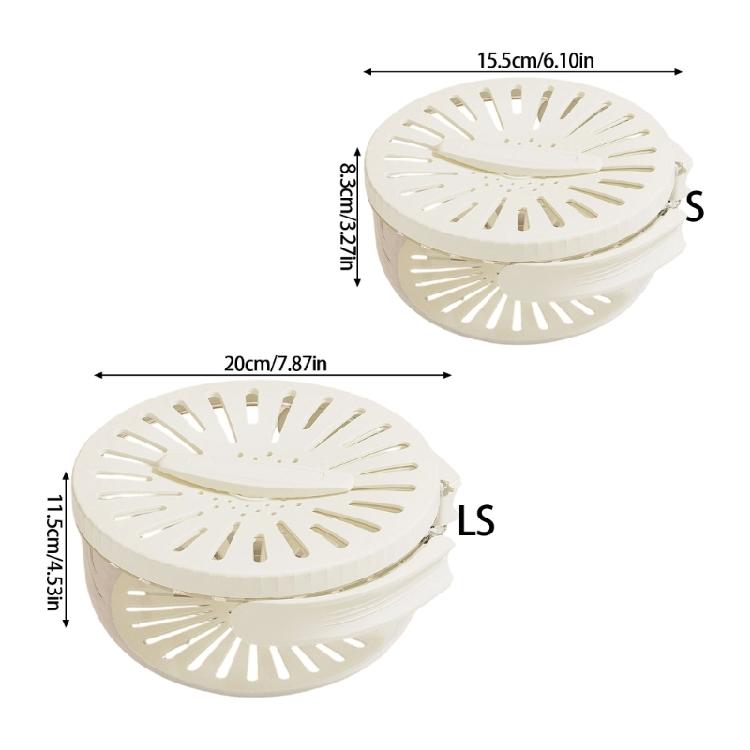 Family Kitchen Essential Foldable Handle Colander Fruit Washing Bowl Drain Basket For Washing Draining