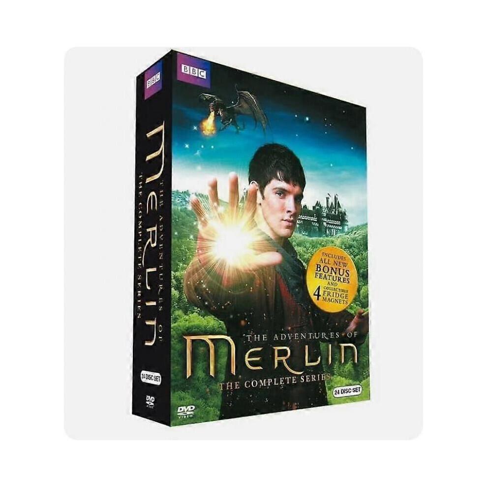 Merlin - The Complete Series, Season 1-5 (DVD, 24-Disc, Box-Set) English Version