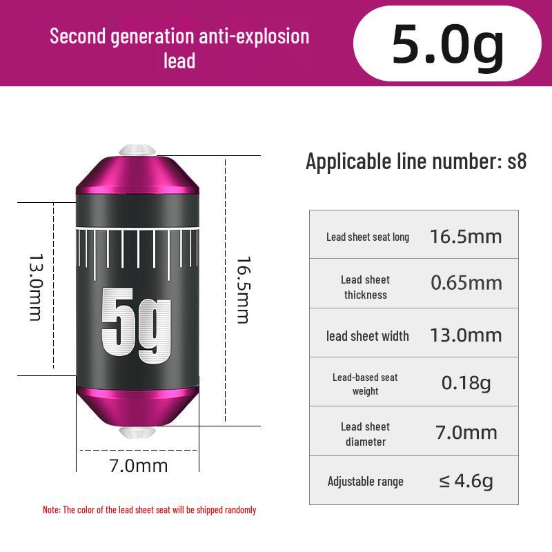 Anti-Explosion Double Core Lead Sinkers for Fishing - Big Fish Competition Gear Accessories