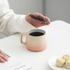 OLOEY Gradient Ceramic Mug with Lid