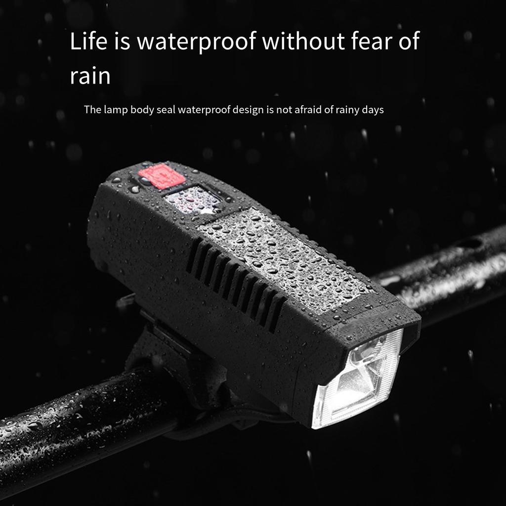 Watertight Bicycles Flashlight with 4 Light Modes Rechargeable LED Bicycles Light Head Light Night Ridings Front Light