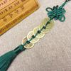 Feng Shui Copper Coin Chinese Knot Pendant To Promote Wealth And Success In Residential And Professional Areas