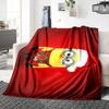 1Pc Christmas Minion Unicorn Blanket Soft Throw Blanket For Home Bedroom Bed Sofa Travel Office Solid Christmas Blanket