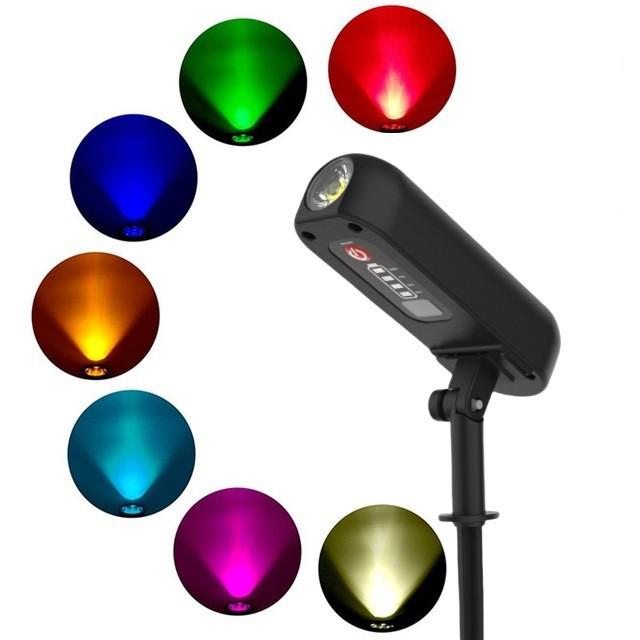 Solar LED Spotlights for Outdoor Lawn, Garden, and Courtyard Lighting