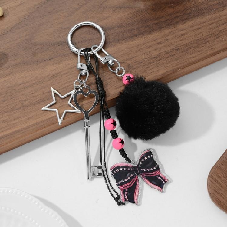 Braided Rope Keychain Bag Charms Handbag Hanging Ornament Bag Accessories Backpack Pendant Charm for Women Girls Gifts
