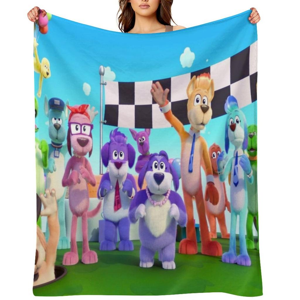 Go, Dog. Go! (tv series) go dog go cartoon animated go dog costume for kids Throw Blanket Hairy Comforter Weighted Blankets