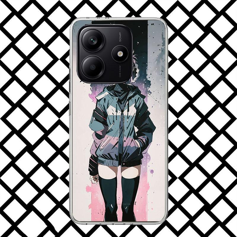 Nazuna Nanakusa Anime Phone Case for Xiaomi Redmi Note 15 14 14S 13 12 12S 11 Pro Plus 11E 11T 11S 10S 5G Soft Cover Fundas Redm