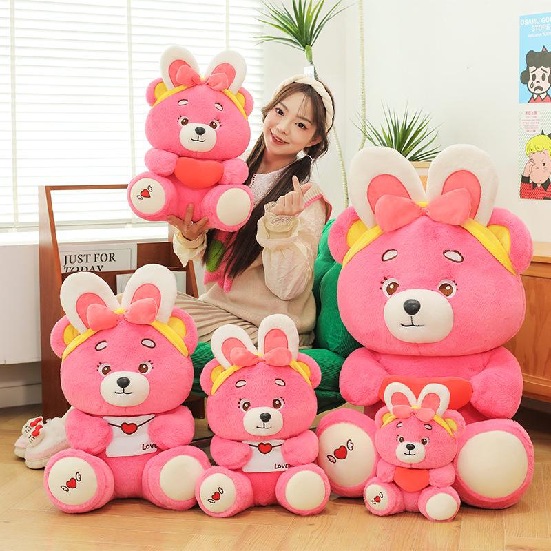 Super Cute Filipino Love Bear Plush Toy Girl Birthday Gift Envelope Confession Bear Bay Window Doll