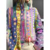 XS-6XL A Variety of Optional 2025 Latest Christmas Abstract Print Casual Outerwear Sweater
