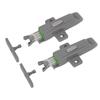 2 Set Cabinet Door Push Latch ABS Rebound Self Locking Device Collision Resistant Cushioning