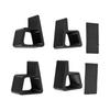 4pcs Game Console Horizontal Version Heightening Bracket Slip Resistant Wear Proof Accessories for Xbox One S X Black